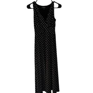 Lauren by Ralph Lauren Black and White Polka Dot Dress